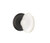 Emtek HT-MB-PHD Medium Bronze Hampton Glass (Pair) Half Dummy Knobs with Your Choice of Rosette