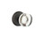 Emtek MDC-MB-PASS Medium Bronze Modern Disc Glass Passage Knob with Your Choice of Rosette