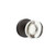 Emtek MDC-US10B-PHD Oil Rubbed Bronze Modern Disc Glass (Pair) Half Dummy Knobs with Your Choice of Rosette