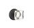 Emtek MSC-MB-PASS Medium Bronze Modern Square Glass Passage Knob with Your Choice of Rosette