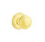 Emtek NW-US3-PHD Lifetime Brass Norwich (Pair) Half Dummy Knobs with Your Choice of Rosette