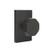 Emtek OCT-US19-PHD Flat Black Octagon (Pair) Half Dummy Knobs with Your Choice of Rosette