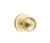 Emtek OR-US4-PASS Satin Brass Orb Passage Knob with Your Choice of Rosette
