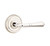 Emtek T-US14-PASS Polished Nickel Turino Passage Lever with Your Choice of Rosette