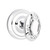 Emtek V-US26-PASS Polished Chrome Victoria Passage Knob with Your Choice of Rosette