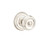 Emtek W-US14-PASS Polished Nickel Waverly Passage Knob with Your Choice of Rosette