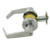 Falcon W511PSRD605 W Series Office Dane Lever Small Rose Lock C Keyway KD with 30197 Latch 30148 Strike Bright Brass Finish