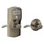 Schlage FE575CAM620ACC Antique Pewter Camelot Accent Keypad Entry with Auto Lock