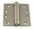 Hager 125041210A Antique Bronze Lacquered 4-1/2" Full Mortise Single Acting Square Corner Spring Hinge