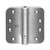 Hager 1252410A Antique Bronze Lacquered 4" Full Mortise Single Acting 5/8" Radius Corner Spring Hinge