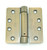 Hager 1744410A Lacquered Antique Bronze 4" Full Mortise 1/4" Radius Steel Residential Spring Hinge