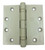 Hager ECBB1100412USPNRP-3PK Prime Coat 4-1/2" NRP Full Mortise Standard Weight Ball Bearing Square Corner Hinge