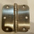 Hager RCBB18423125 Antique Brass 3-1/2" Full Mortise 5/8" Radius Steel Residential Ball Bearing Hinge