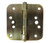 Hager RC1843410R Matte Lacquered Antique Bronze 4" Full Mortise 5/8" Radius Steel Residential Hinge