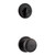 Kwikset 800HE/966H-US514 Iron Black Hawthorne Single Cylinder Handleset with Hancock Knob