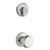 Kwikset 800CE/966H-US26D Satin Chrome Chelsea Single Cylinder Handleset with Hancock Knob