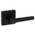 Kwikset 730MILSQT-514 Iron Black Milan Privacy Lever with Square Rose
