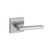Kwikset 730HFLSQT-26D Satin Chrome Halifax Privacy Lever with Square Rose
