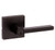 Kwikset 740HFLSQT-11P Venetian Bronze Halifax Keyed Entry Lever with Square Rose