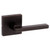 Kwikset 720HFLSQT-11P Venetian Bronze Halifax Passage Lever with Square Rose