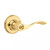 Kwikset 405BL-3 Bright Brass Keyed Entry Balboa Lever