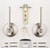 Kwikset 405LRLRDT-15 Satin Nickel Keyed Entry Ladera Lever