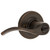 Kwikset 405BL-11P Venetian Bronze Keyed Entry Balboa Lever