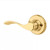 Kwikset 488BL-3 Bright Brass Balboa Dummy Lever