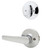 Kwikset 604DL-26 Polished Chrome Delta Lever Single Cylinder Handleset (Interior Side Only)