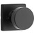 Kwikset 720PSKSQT-514 Iron Black Pismo Passage Knob with Square Rose