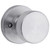 Kwikset 720PSKRDT-26D Satin Chrome Pismo Passage Knob with Round Rose