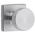 Kwikset 720PSKSQT-26D Satin Chrome Pismo Passage Knob with Square Rose