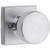 Kwikset 720PSKSQT-26D Satin Chrome Pismo Passage Knob with Square Rose