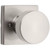 Kwikset 720PSKSQT-15 Satin Nickel Pismo Passage Knob with Square Rose
