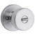 Kwikset 730PSKRDT-26D Satin Chrome Pismo Privacy Knob with Round Rose