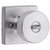Kwikset 730PSKSQT-26D Satin Chrome Pismo Privacy Knob with Square Rose