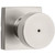 Kwikset 730PSKSQT-15 Satin Nickel Pismo Privacy Knob with Square Rose