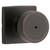Kwikset 730PSKSQT-11P Venetian Bronze Pismo Privacy Knob with Square Rose