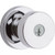 Kwikset 740PSKRDT-26 Polished Chrome Pismo Keyed Entry Knob with Round Rose