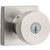 Kwikset 740PSKSQT-15 Satin Nickel Pismo Keyed Entry Knob with Square Rose