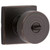 Kwikset 740PSKSQT-11P Venetian Bronze Pismo Keyed Entry Knob with Square Rose