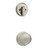 Kwikset 800HE/966P-15 Satin Nickel Hawthorne Single Cylinder Handleset with Polo Knob Kwikset 800HE/966P-15 Satin Nickel Hawthorne Single Cylinder Handleset with Polo Knob