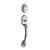 Kwikset 802AUH/968HFLRDT-15 Satin Nickel Austin Dummy Handleset with Halifax Lever and Round Rose