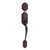 Kwikset 802AN/968HFLSQT-11P Venetian Bronze Arlington Dummy Handleset with Halifax Lever and Square Rose