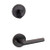 Kwikset 800AUH/966MILRDT-11P Venetian Bronze Austin Single Cylinder Handleset with Milan Lever and Round Rose