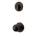 Kwikset 800AUH/966P-11P Venetian Bronze Austin Single Cylinder Handleset with Polo Knob