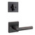 Kwikset 800CE/966MILSQT-11P Venetian Bronze Chelsea Single Cylinder Handleset with Milan Lever and Square Rose
