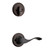 Kwikset 800CE/966BL-11P Venetian Bronze Chelsea Single Cylinder Handleset with Balboa Lever