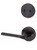 Kwikset 819SCE/973LSLRDT-11P Venetian Bronze San Clemente Dummy Handleset with Libson Lever and Round Rose