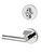 Kwikset 966MILRDT-26 Polished Chrome Milan Lever with Round Rosette Single Cylinder Handleset (Interior Side Only)